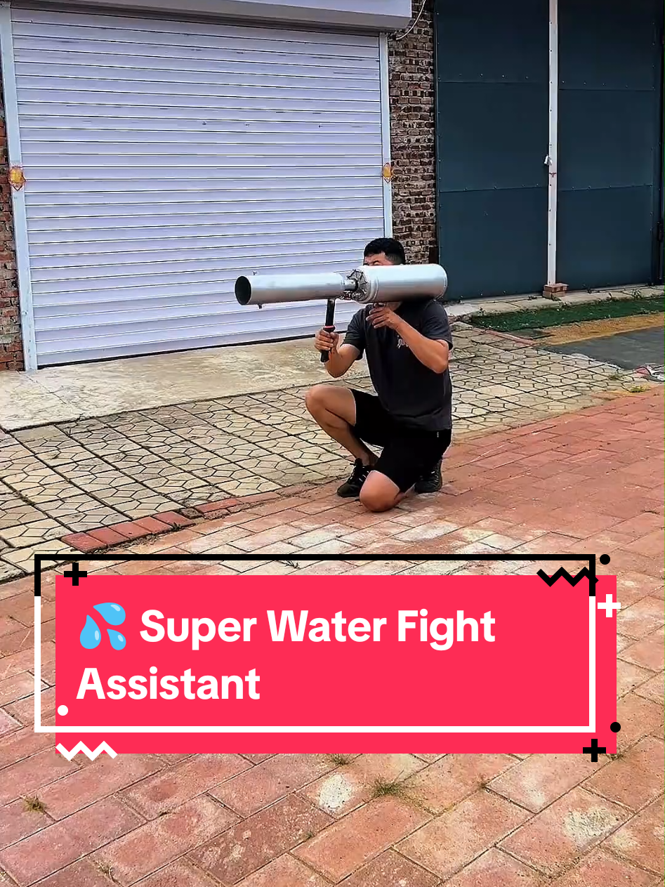 💦 Super Water Fight Assistant #tiktokgrowthchallenge #invention #funny 