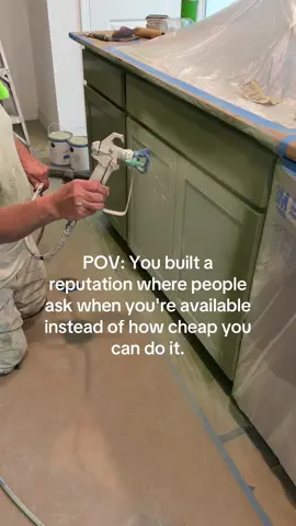 Kitchen revamp✨ #painter #tampa #fyp #partnersinpaint #satisfyingvideo 