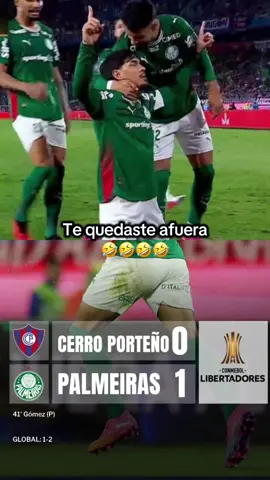 Perdió Cerró Porteño 1-0 vs Palmeiras || octavos COPA LIBERTADORES #paraguay #olimpia #cerroporteño #palmeiras #libertadores 