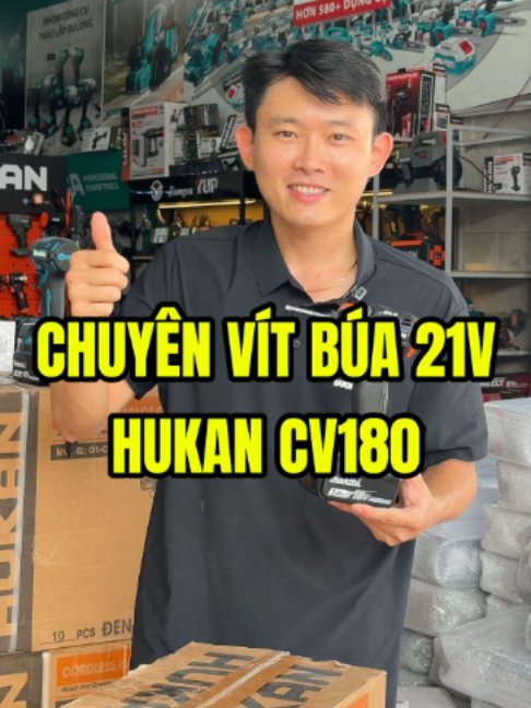 Phần 505 - CHUYÊN VÍT BÚA 21VHUKAN CV180 #baoloc06 #khoanpin #dienlanh #diennuoc #hukan