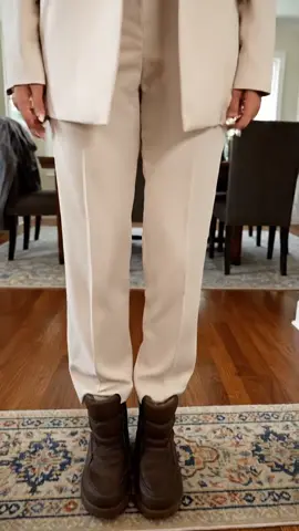 I only did one step.#OfficeLook #CommuteLook #OutfitFinish #CommentHelp
