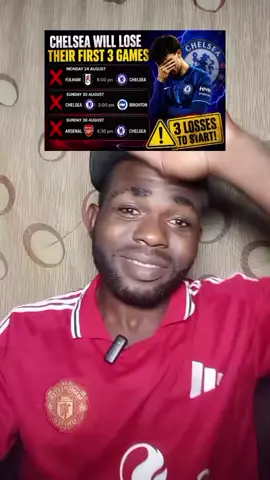 If Chelsea no lose their first 3 games make trailer kpai me  #Chelsea