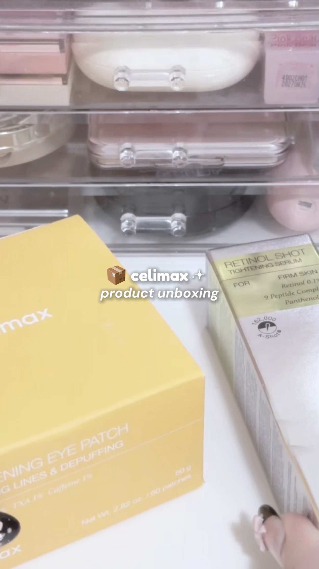 a little k-beauty unboxing 😼 can’t wait to try these! @celimax.global #celimax #yesstyle #GlowWithTXA
