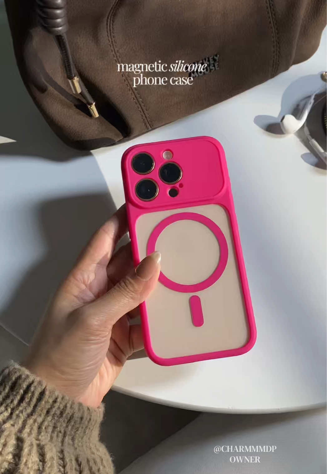 — magnetic silicone phone case. 𑣲  #phonecase #case #siliconephonecase 