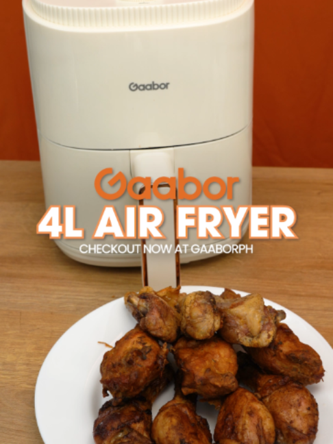 Oil-free and healthy pag gamit mo ang 4L Air Fryer ng Gaabor! #gaaborph #airfryer #healthy #chicken #kitchenappliances
