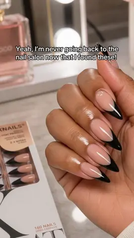 Salon quality without the salon price! I absolutely love these press on nails! #pressonnails #nailart #nailinspo #trending #ttshop 
