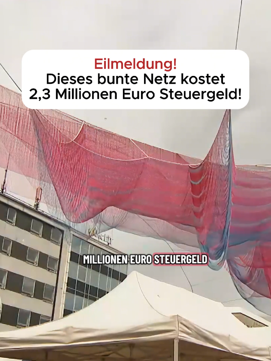 Dieses bunte Netz kostet 2,3 Millionen Euro Steuergeld! #aktuellenachrichten #nachrichtenausdeutschland #eilmeldung #nachrichten #nachrichtenausallerwelt 