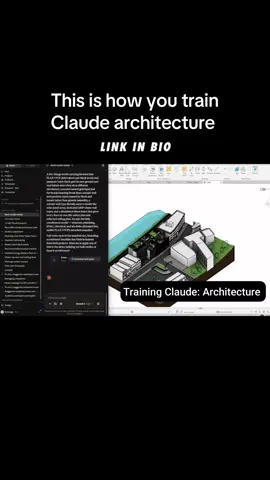 What if Claude could learn architecture from your best Revit models? We’re testing a workflow where Claude studies well-designed BIM models, learns the patterns and design logic behind them, then applies those lessons to new projects. Instead of prompting from scratch, give AI better examples to learn from. The better the reference, the better the result. This is how you can teach Claude to design with Revit. #ClaudeAI #Revit #BIM #Architecture #AIArchitecture   