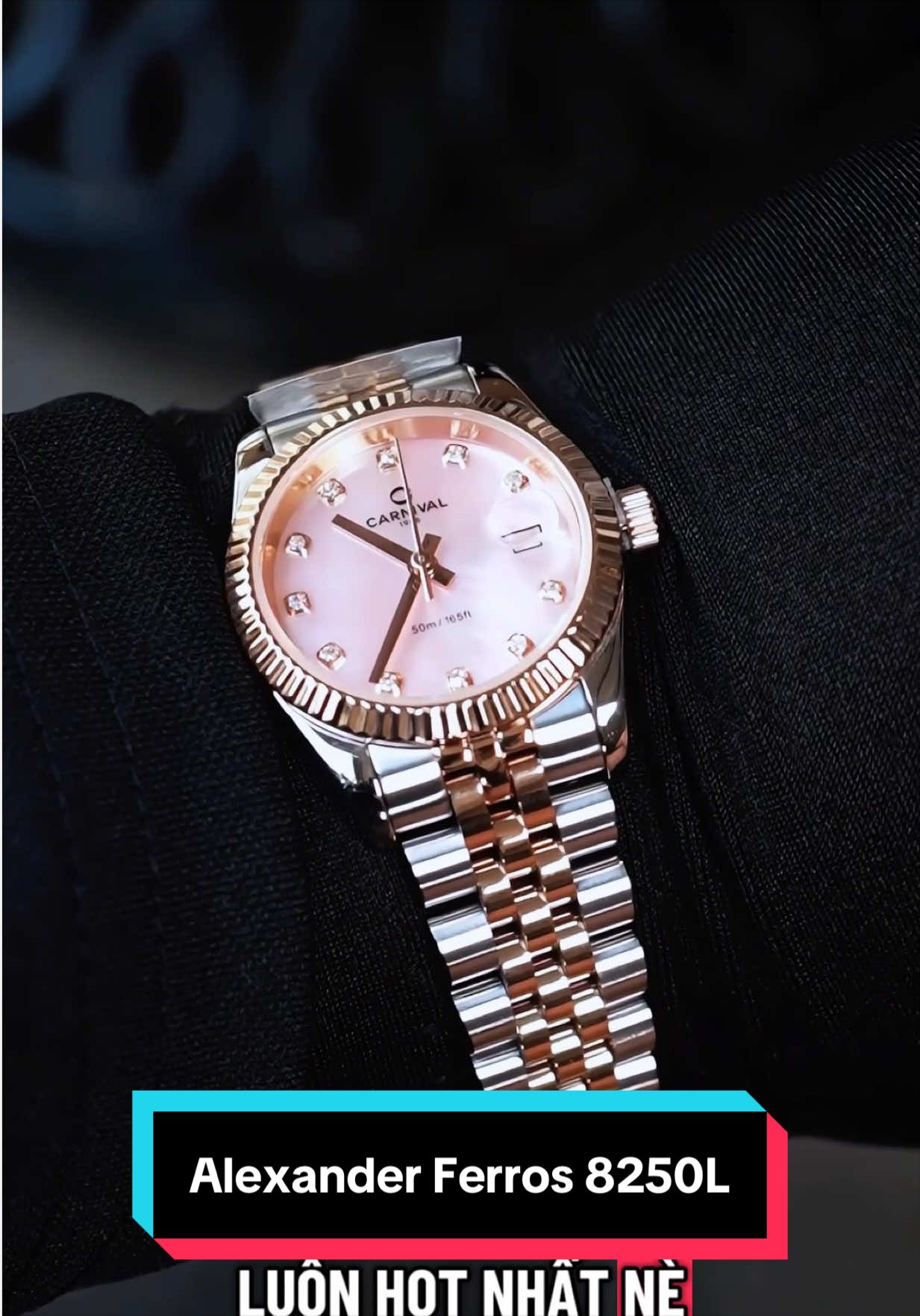8250L Xà Cừ Hồng - Phiên bản được các chị em săn đón  #gwatch #donghonu #carnival8250l #donghocarnival #xuhuong 