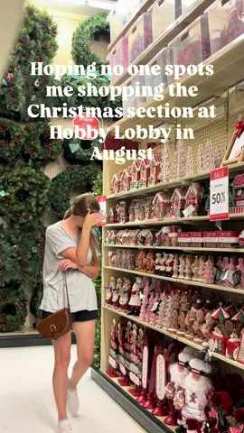 Sorry for the Christmas music but HEAR ME OUT!  @Hobby Lobby has amazing Christmas stuff. But once items are gone….they are gone until next year. And there are enough crazy people like me who sacrifice 1 hour in August to pretend like it’s the holiday season and get all my decor before it’s gone!  Plus everything is already 50% off. Don’t wait. 🎄 #hobbylobby #christmas #holidays #christmasdecor #holidaydecor 