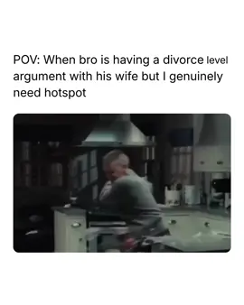 POV: When bro is having a divorce level argument with his wife but I genuinely need hotspot.  #Memezar #funny #funnymemes  