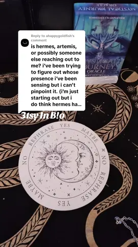 Replying to @ahappygoldfish  She seemed a bit annoyed with you but nothing to be worried about! #deityidentification #deitywork #witch #pagan #artemis 