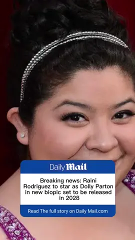 I’m so excited she’s gonna make such a good dolly!!! #rainirodriguez #movie #dollyparton #funny #breakingnews 