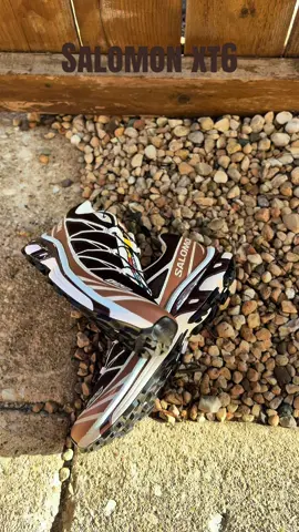 Unboxing the new SALOMON XT-6 in the Black Coffee/Burro colorway🍂🪵☕️🛘 #salomon#fyp #coffee #Outdoors #viral 