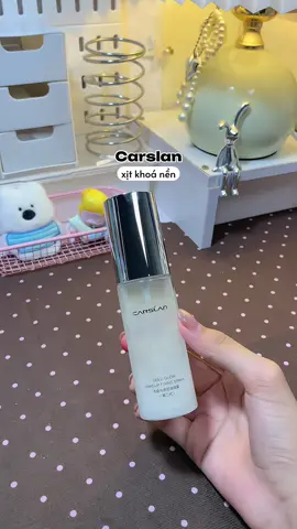 mấy bà tham khảo nha #carslan#xitkhoanen#xitkhoanencarslan#settingspray#makeup 