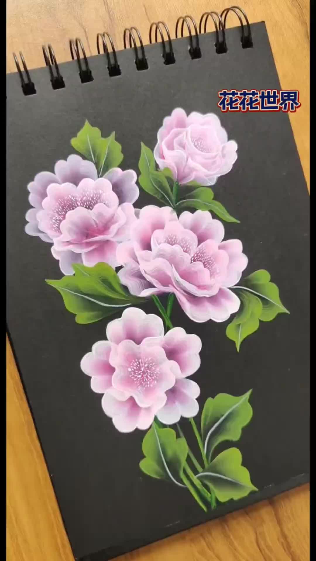 Paint beautiful peony flowers with our acrylic paint brush set｜Step‑by‑step art tutorial #acrylicpainting #flowerart #arttutorial #easypainting #malaysiastock #artsupplies #paintingkit #floralart #diyart #artistsoftiktok