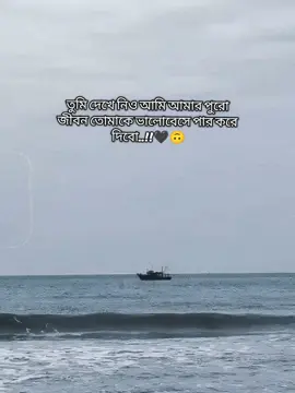 তুমি দেখে নিও আমি আমার পুরো জীবন তোমাকে ভালোবেসে পার করে দিবো..!!🖤🙃#brokenheart #foryoupage #fypシ #emotional #alonelife @TikTok Bangladesh @For You @TikTok 
