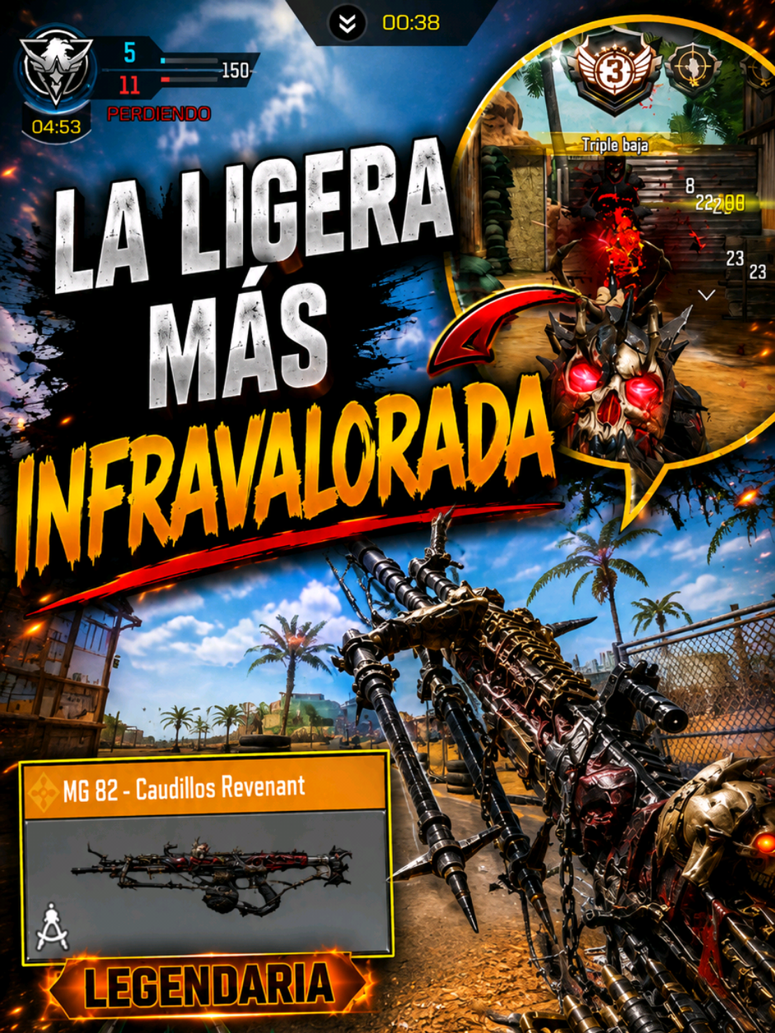 La INFRAVALORADA y sensual MG82 #codmobile 