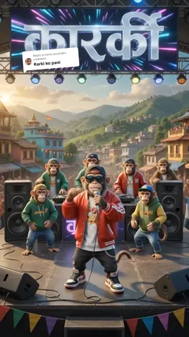 Replying to @karki.anish48  #tiktokforyoupage #monkeyhippop #funnyvideosideos😅😂 #comedyvideos😅😂 #lalbandi_sarlahi_nepal❤️🇳🇵 