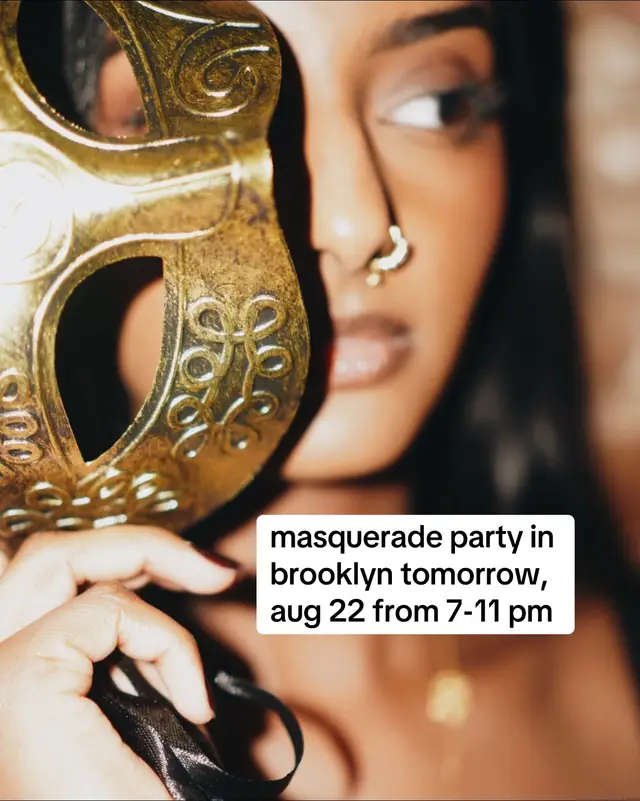 TICKETS IN BIO! WE’RE ALMOST SOLD OUT <3 grab them while we’ve got them! Vibes are desi maximalism!!! Come out brooklyn!!! We can’t wait to see what everyone’s wearing!!! 💞💞💞💞💞#brooklyn #nyc #nycevents #brooklynevents 