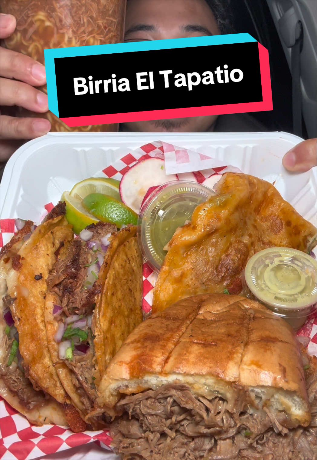 Got my birria fix this time with @Birria El Tapatio 🤤🔥 #mukbang #foodielu #mukbangeatingshow #birria #santaana 