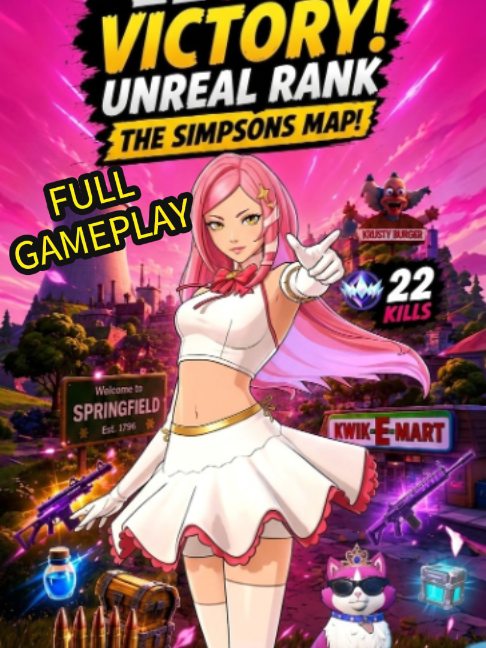 22 Kills Unreal Victory Full gameplay  #gamergirl💕 #fernet #fortniteclips #thesimpsons #fullgameplay