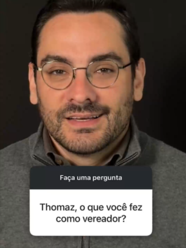 O que o Thomaz fez pra agora querer ser Deputado?