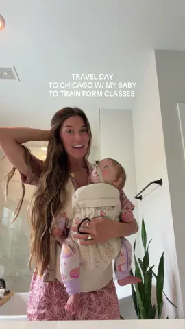 made it to CHICAGO!🌃 #travelday #6monthold #wfhmom 