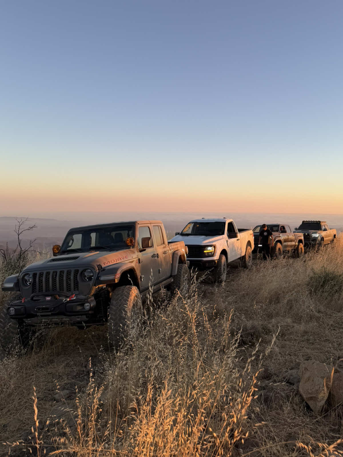 Santiago’s peak with the boys  #tacoma #f150 #jeep #offroad #truck 