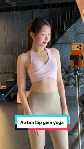 Áo bra gym yoga #review #xuhuong #xuhuongtiktok #aotapgym #aobra 