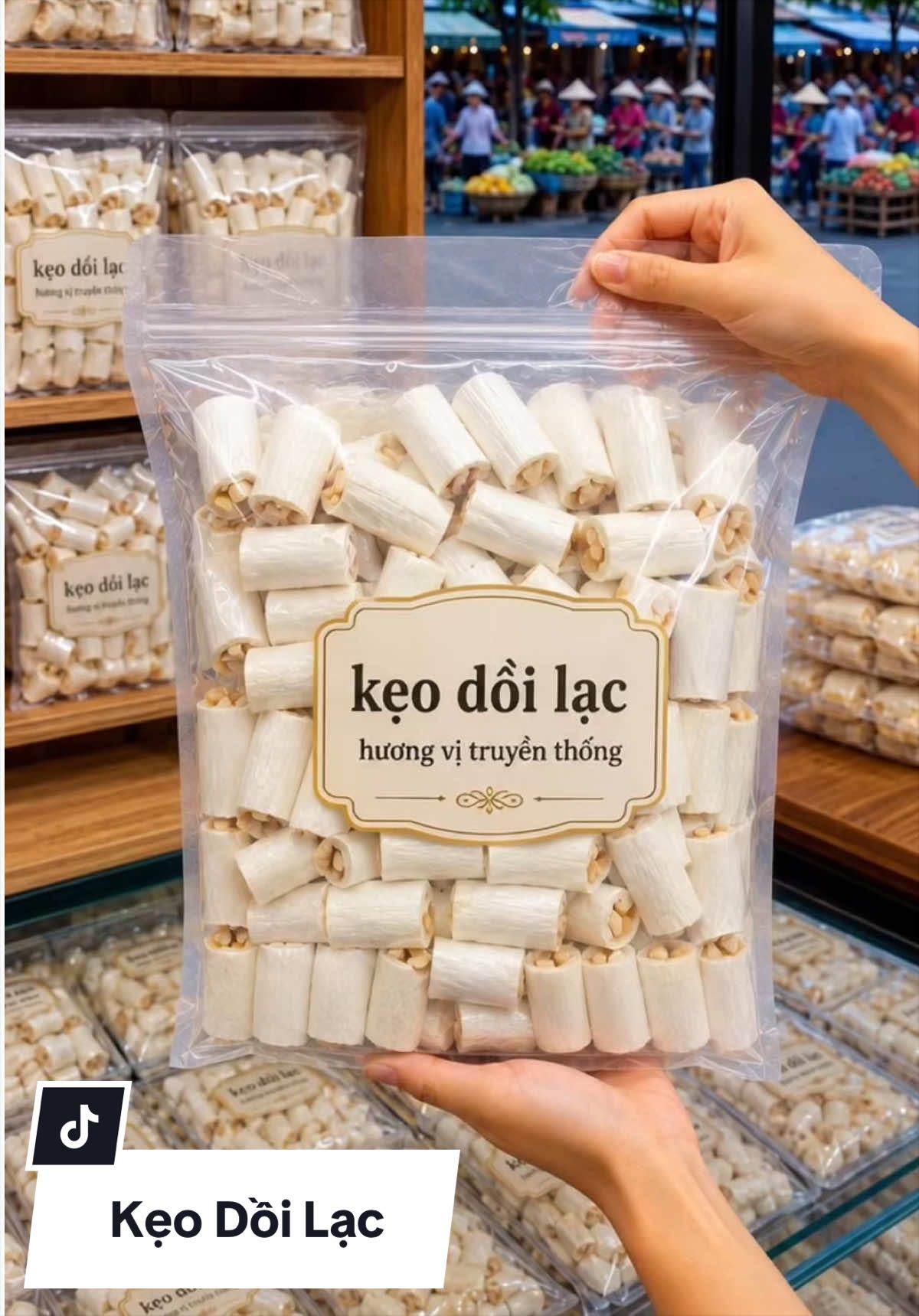 Kẹo dồi lạc -  Hương Vị Truyền Thống #keolac #keodoilac #keodoi #keodoilac #anvat 