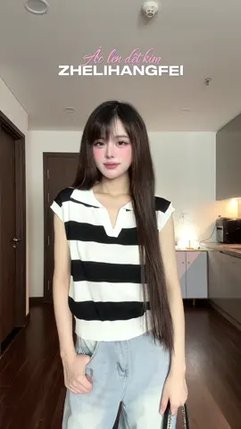 Áo len xinh #ZHELIHANGFEI #aolen #aolendetkim #fitcheck #xuhuonggggggggggggggggg 