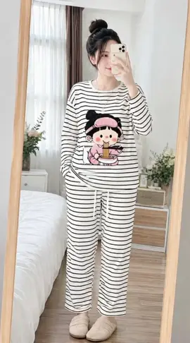 #trendingtiktok @shop ngan .123 @shop ngan .123 [ 35 - 70kg ]Set Thun Nữ Kẻ Ngang chất liệu cotton lạnh in hình 5D#bomacnha #setboxinh #xuhuongtiktok 