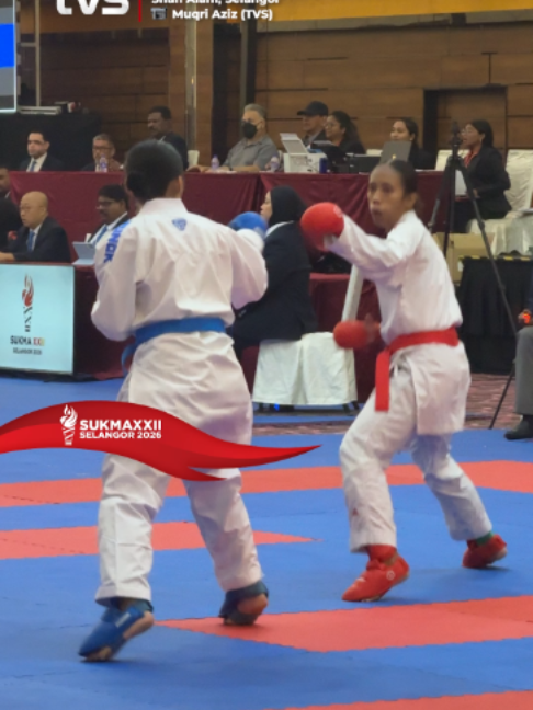 Patrick Grace mara final kumite wanita 61kg #TVS122 #TVSNews #TVSarawak #SUKMAdiTVS #SUKMA2026 #SUKMASelangor2026