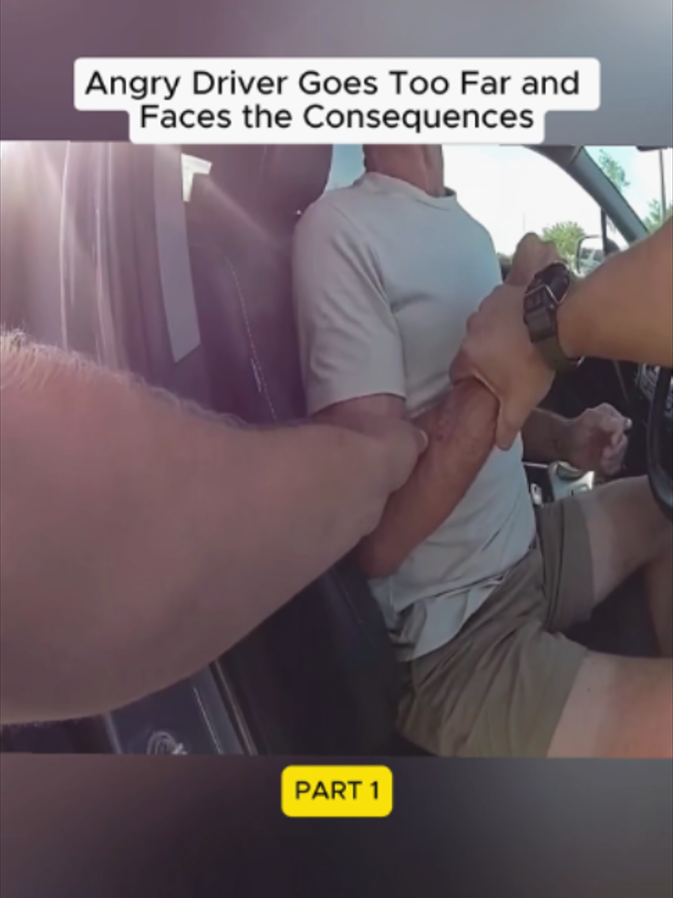Road Rager Causes Trouble and Gets Instant Karma    #PoliceBodycam #BodycamFootage #PoliceActivity #USPolice #BodycamNews  part 1