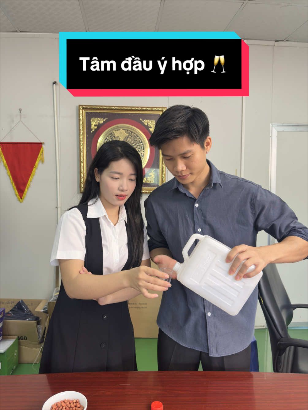 Tâm đầu ý hợp đến lạ thường …  Chúc mừng tân trưởng phòng 😎 @V-STAR-TRẦN GIANG #vstarhongnhung #phongvan #trending #Bắcgiang #fpy  @V-STAR-HỒNG NHUNG  @V-STAR-HỒNG NHUNG 