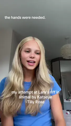 this one is so funn🤗🤗#katseye #animal #singing #cover #tillyrose 