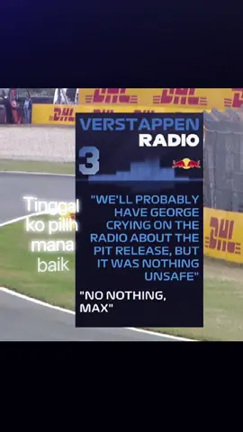 aduh meks padahal jorj gak peduli loh yh 😹 #georgerussell #maxverstappen #belandagp2026 #formula1