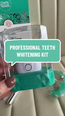 This professional teeth whitening kit is such a great deal 🦷✨ @GuruNanda LLC @Pearl @Puneet Nanda bridge the gap #teethwhitening #gurunandapartner #TikTokshopbacktoschool 