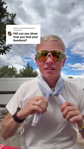 Replying to @SophiaSophia #ultrarunning #trailrunning #bandana 