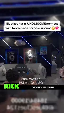 Blueface has a WHOLESOME moment with Nevaeh and her son Superior #blueface 