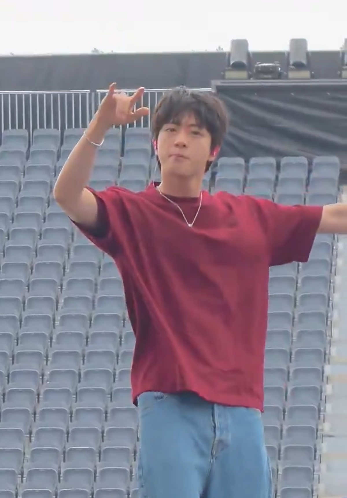 D1 Toronto soundcheck | 2.0 JIN MAPLER JIN IN CANADA #JIN_IN_TORONTO_D1 #BTS_WORLDTOUR_ARIRANG_TORONTO #BTSJIN #JIN #방탄소년단진 