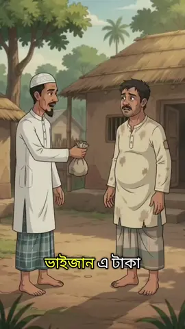 একটুকরো রুটি 🍞 পর্ব 2 #foryou #TikTok #islamic #বাংলাকার্টুন 