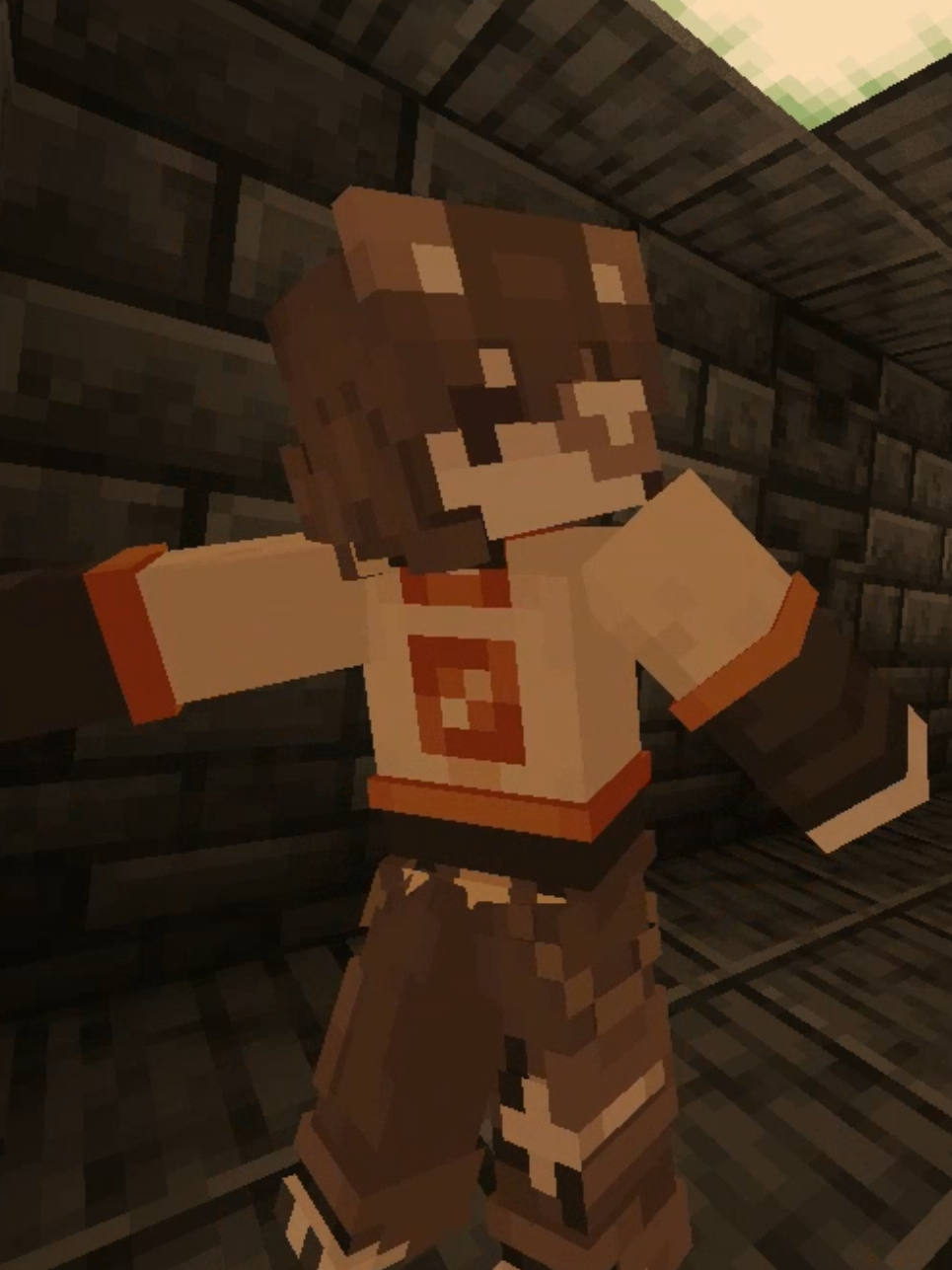 whos going to tell him that he is pulling a push door (BBS Mod test) #bbsmod #minecraftanimation #furry 