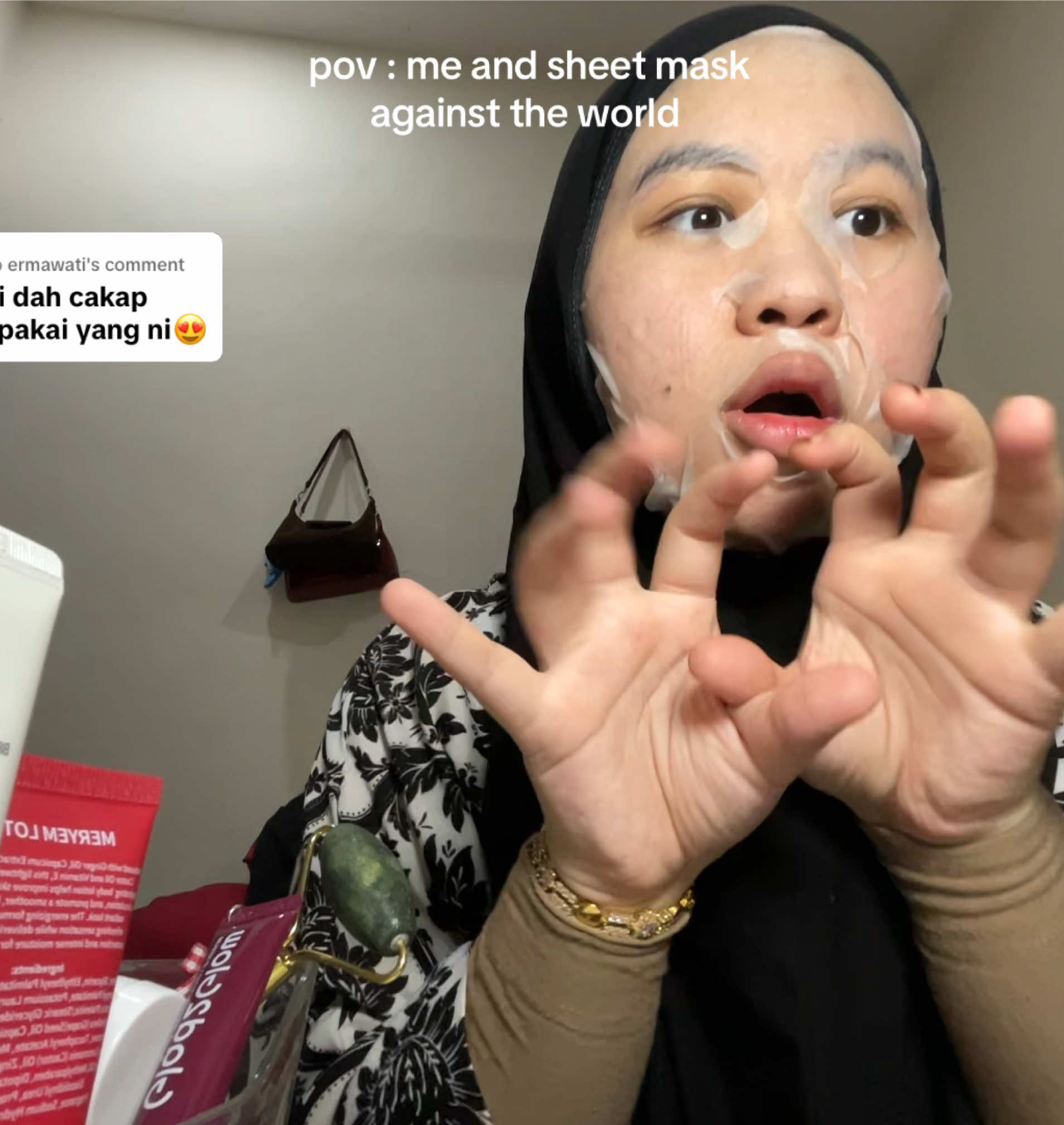Replying to @ermawati besttt #sheetmask #colorkey #sheetmaskcolorkey 