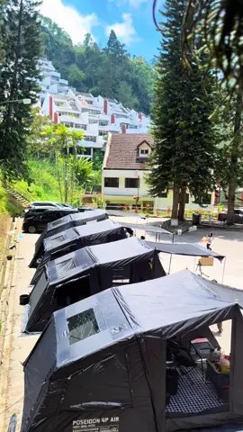 Bismillah, happening now.. Camp & Chill at Fraser’s Hill. 21 tents, 21 families with the same hobby…camping!!  #camping #campinglife 