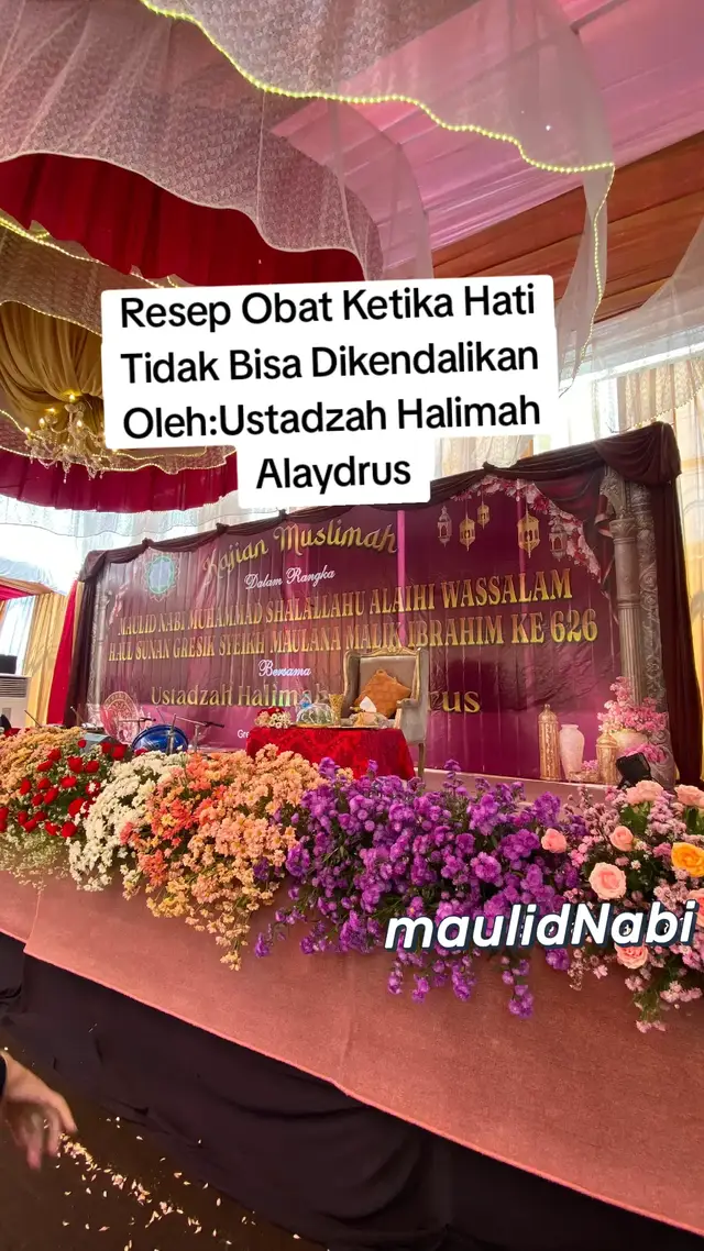 Resep Obat Ketika Hati Tidak Bisa Dikendalikan  #ustadzahHalimahAlaydrus  #maulidnabimuhamammadsaw  #sunanmaulanamalikibrahim  #ustadzahhalimahalaydrus 