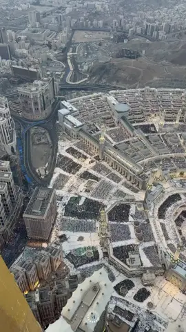 aerial view of Haram shareef  #mashallah 