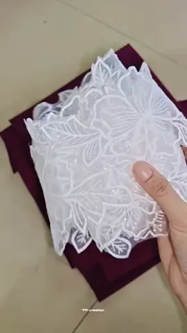 Beautiful lace work that will make your design look absolutely stunning! ✨😍 #lacedesign #creatorsearchinsights #DIYFashion #sewing #tipsandtricks 