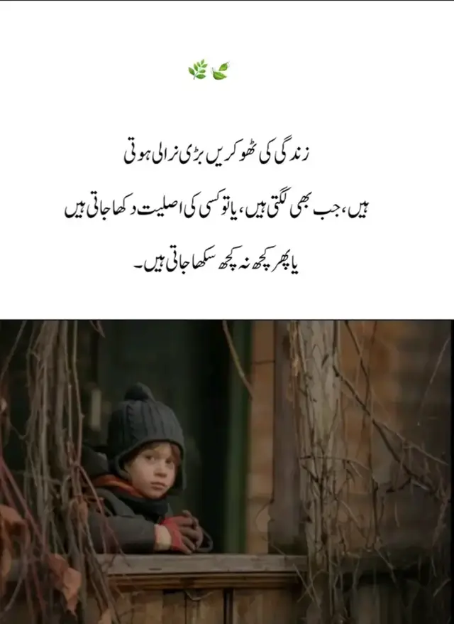 ٹھوکریں انسان کو گراتی نہیں بلکہ جینا سکھاتی ہیں، اور اپنوں کا اصل چہرہ بھی دکھا جاتی ہیں۔ 💯